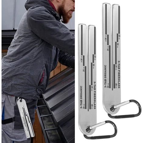 Stück 5-Zoll-Schindellehre, Glasfaserdicken-Messband. (1/5)