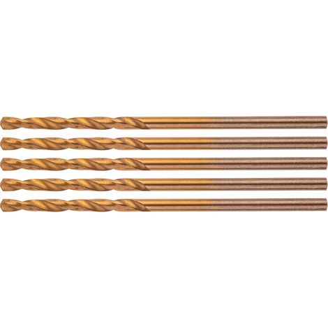 Punte da trapano per metallo HSS-TiN da 1,5 mm, 5 pezzi. (1/5)