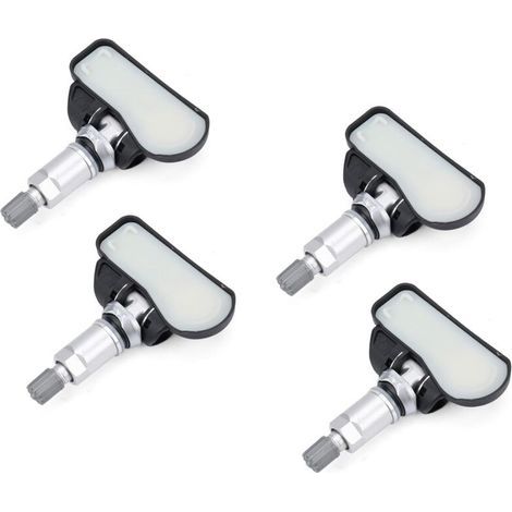 Capteurs de pression des pneus (4 unités), compatibles avec Mercedes Classe C (W205, C205, A20503, 2014-06/2021, W204, W203, RDKS), compatibles avec Mercedes Classe GLE (W166, 01, 2015-03/2019, A00090 (1/4)