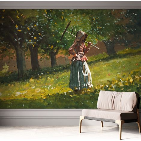 Carta da parati autoadesiva - fotomurale - decorazione parete - murale - adesivo da muro - Pomeriggio autunnale 312x219 cm (1/5)