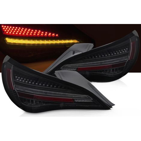 Paire de feux arriere Mercedes CLA C117 de 2013 a 2019 FULL LED Dyn Noir Fume (1/5)