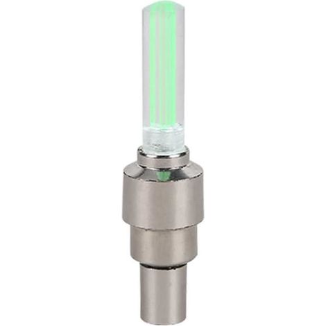 Éclairage avant de vélo YWEI - Éclairage LED néon pour rayons de vélo - Feu arrière de roue de moto - Vert (1/4)