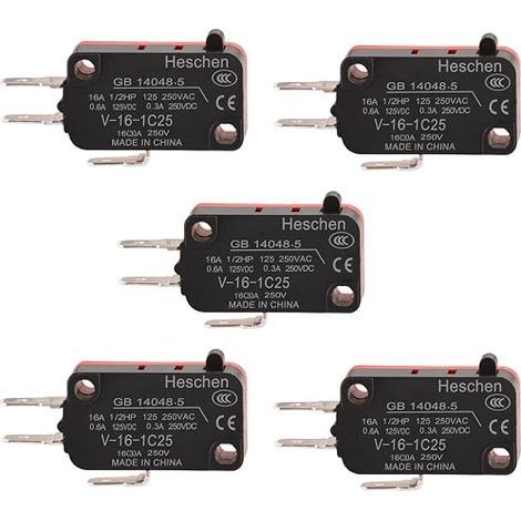 Heschen V-16-1C25 Micro Switch SPDT 16A 250V AC (1/5)