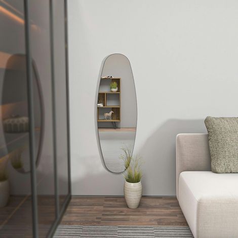 Miroir mural ovale 120 cm - chambre, entrée CODY (1/5)