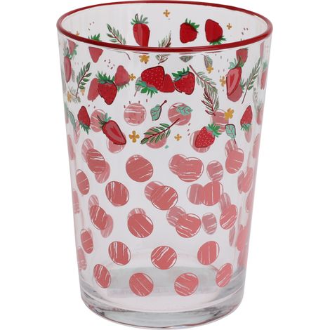 Grand verre à motif fruité, 510 ml