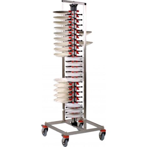 Porte assiettes trolley - 84 assiettes - Combisteel (1/2)