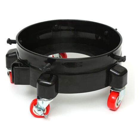 RHG Chariot de lavage de voiture avec 5 roulettes pivotantes, noir (1/5)