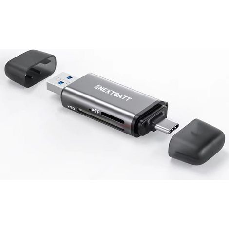 Lector de tarjetas multifuncional NEXTBATT USB C USB A
