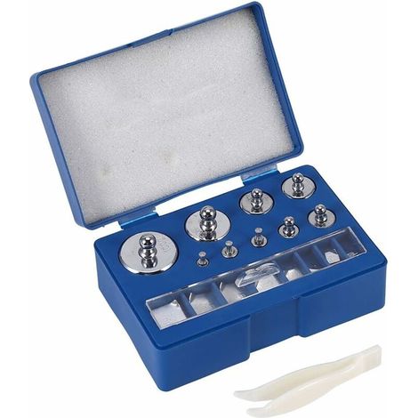 Green Mobility-Poids Grammes Ensemble de Poids de Précision, 17Pcs 211.1g 10mg-100g Grammes Étalonnage de Précision Ensemble de Poids de Balance de Bijoux pour Balance Numérique Balance, Balance de Bi (1/5)