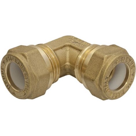 Raccordo curvo doppio a stringere per rame Diametro: 16 x 1/2" x 16 mm (1/3)