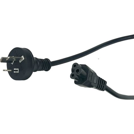 POSAC-C5AS/NZS18: POS AC-AUS Kabel C5-YJT1[2,5A]-AS/NZS312-D05A[7,5A] H05VV-F3G0,75 L=1800 schwarz