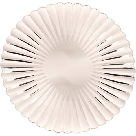 ASSIETTE PRES COQUILLE ARGENT - Atmosphera créateur d'intérieur