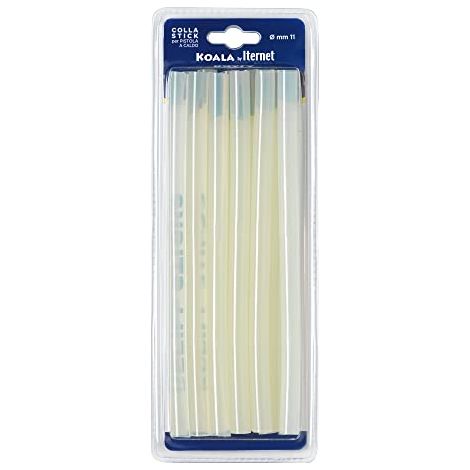 Pegamento Termofusible Koala Iternet en Barra Ø11mm x 20cm - Blister 12 Barras 227gr