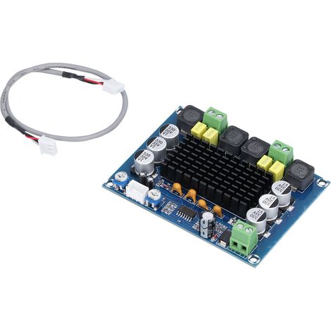 Carte d'amplificateur audio numérique stéréo double canal à haut rendement, 12 V CC à 24 V CC (1/5)