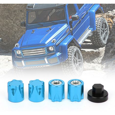 4 bouchons de jante M4 pour Traxxas TRX4, Axial SCX10 90046 D90 et Tamiya (1/4)