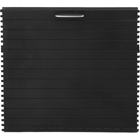 Couvercle de store enrouleur porte-gobelet 1666803814, remplacement de volet coulissant de Console centrale pour Benz GLE GLS GL classe M noir (1/5)