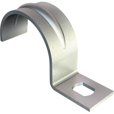 OBO Bettermann Staffa di fissaggio unilaterale 10mm acciaio zincato elettroliticamente, 1003100
