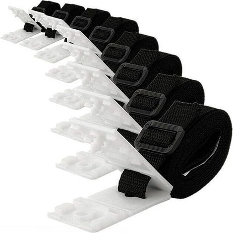 [JAMAIS UTILISÉ]Universel Kit de Sangles de Fixation de Rouleau de Couverture de Piscine Ceinture de Natation pour équipement de Plein Air (1/5)