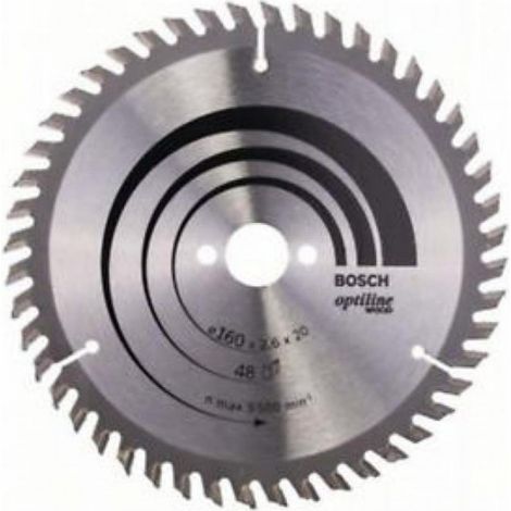 Bosch Pro Kreissägeblatt Optiline Wood zum Sägen in Holz für Handkreissägen (Ø 160 mm) (1/10)