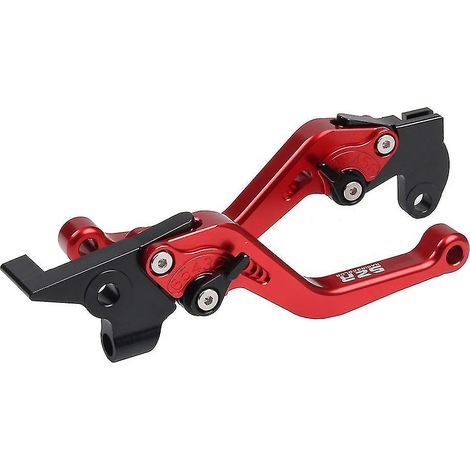 Motorradzubehör für Honda CRF300L, CRF300 Rally, CRF 300 L, CRF 300L 2021-2022: Brems- und Kupplungshebel, Sturzschutz-Lenker (rot). (1/4)