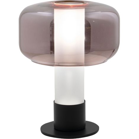 Lampe De Table Flick Amethyst, Structure En Métal Et Verre Borosilicate, Variateur Tactile, Douille E14 15 W, Indice De Protection Ip20 - Flick (1/3)