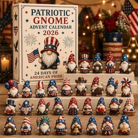 New 2026 Garden GNOME ADVENT CALENDAR - Countdown Calendar (Type C)