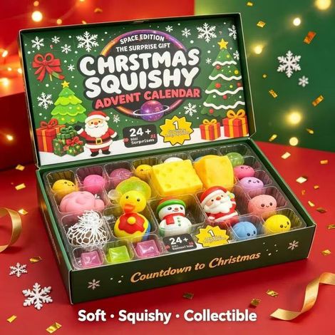 New 2026 Santa Claus and Snowman Blind Box Countdown: 25 Days - Christmas Gifts Available for Wholesale - Christmas 25-Day Blind Box -