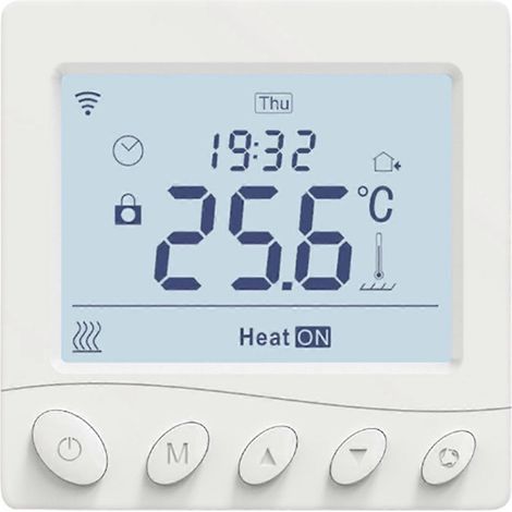 WLAN-Thermostat, Raumtemperaturregler, Fußbodenheizung, Gasheizkessel, Steuerungs-App, kompatibel mit Hausautomationssystemen (1/5)