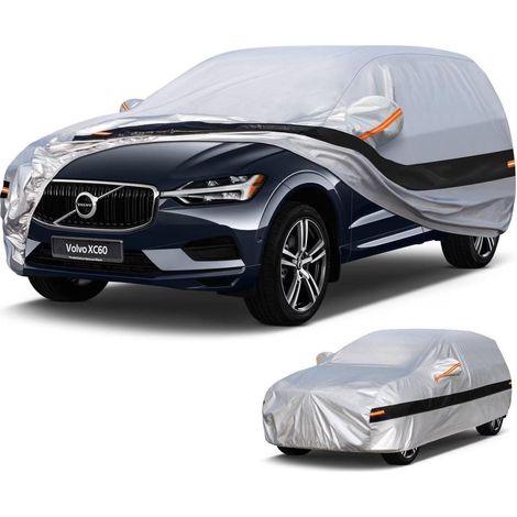 Autoabdeckung SUV 10 Lagen 100% Wasserdicht für Volvo XC60 (2008-2025) Silber (1/5)