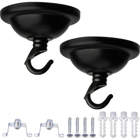 BEBUSINGOTO 2-teilige Deckenhaken für Moskitonetze, Kuppelhaken für Moskitonetze, Deckenhaken mit Sekundenkleber, Betthimmelhaken, nagelfreie Haken für Wohnaccessoires (1/4)