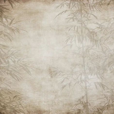 papier peint panoramique feuilles de la jungle marron et beige - Sanders & Sanders (1/5)