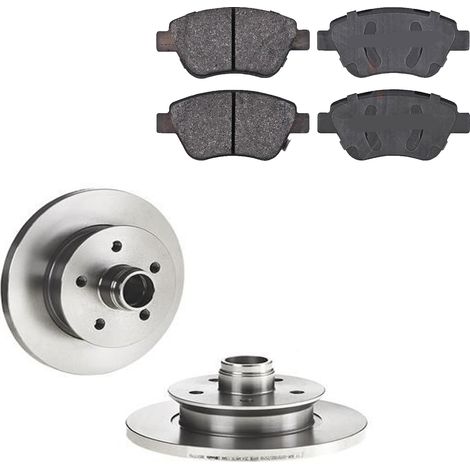 KIT FRENI ANTERIORI compatibile con OPEL CORSA D (S07) - DISCHI + PASTIGLIE OEM: P 59 051 / 17710 , 17919 /SOSTITUZIONE DIRETTA/BASSA POLVERE/SILENZIOSO