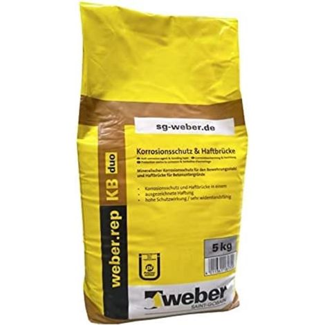 weber.rep KB duo Korrosionsschutz & Haftbrücke, 5 kg (1/5)