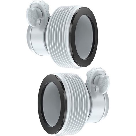 Adaptateur de tuyau pour piscine gonflable Accessoire - Convient pour Intex Pompe Accessoire Adaptateur B - 2 pièces pompe à filtre (1/5)