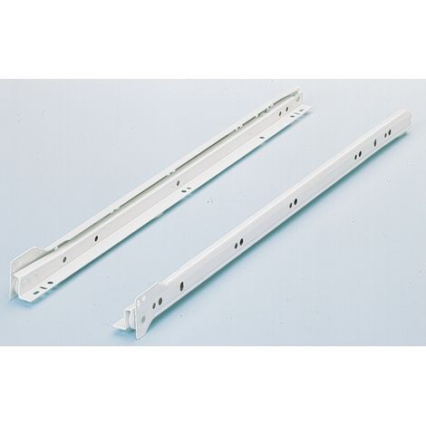 Hettich Teilauszug FR 402 m.Stop Control STA weiß L.550mm 25kg Schubkastenlänge 550mm