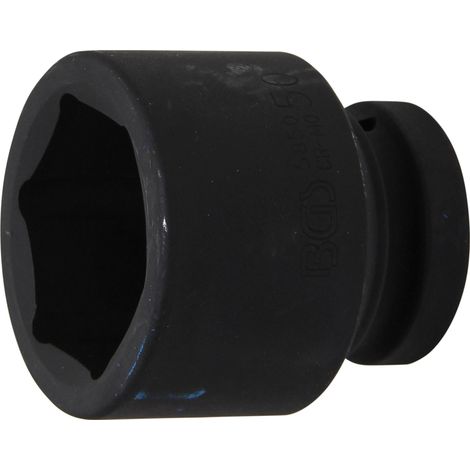 BGS Vaso de impacto hexagonal Cuadradillo interior de 25 mm (1") SW 50 mm - 5850