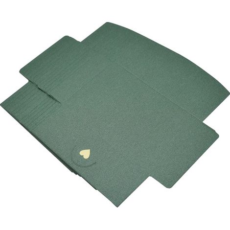 Mini sobres de papel, perfectos para tarjetas de felicitación, diseño resistente, color verde. (1/2)