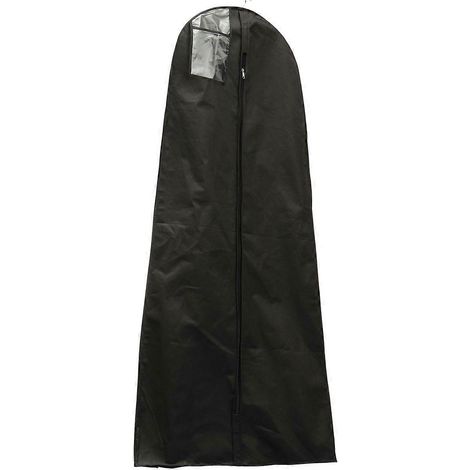 Housse de robe de mariée anti-poussière et respirante pour ranger votre vêtement dans un placard.