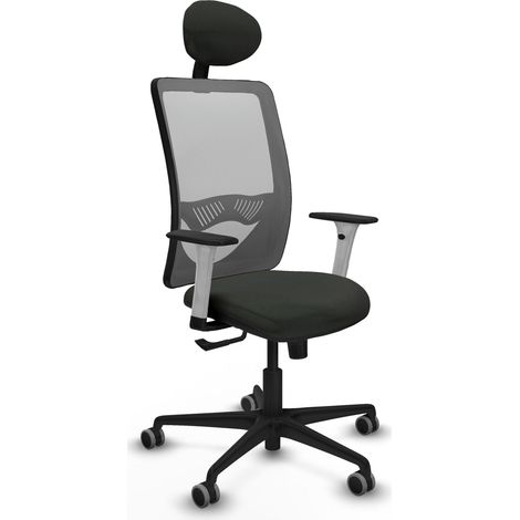 Chaise de bureau piqueras y crespo Zulema blanc mousse 120kg (1/2)