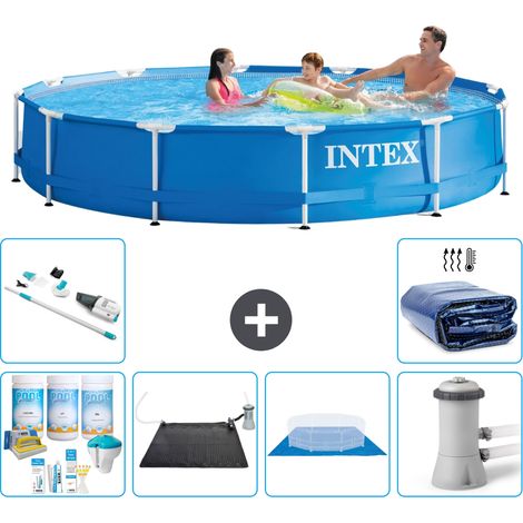 Intex Piscine Tubulaire Ronde - 366x76 cm - 7-pièces S20439 (1/5)