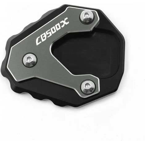 (CB500x-gris) Compatible avec HONDA CB500X CB 500X CB500 X 2013-2023 2022 2021 Béquille latérale de moto, plaque d'extension agrandie maxpower (1/4)