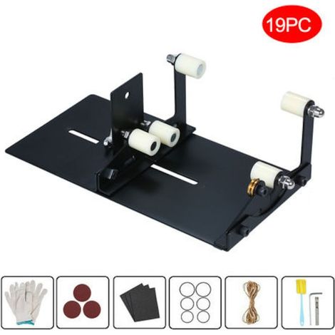 Lot de 19 pièces pour couper les bouteilles en verre, kit DIY de découpe, outil métallique avec base antidérapante, créatif (1/5)