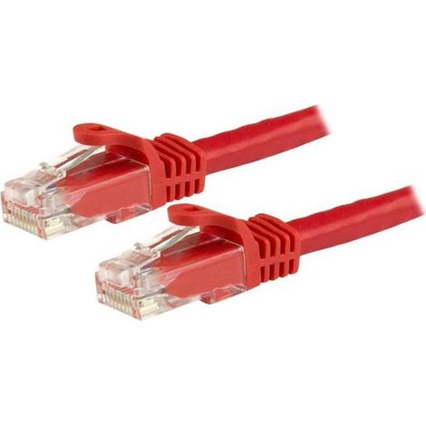 StarTech.com Cavo patch CAT6 1,5 m - Filo di rame al 100% - Connettore antistrappo - Rosso (1/2)