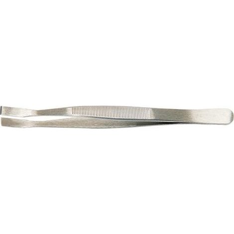 TECWERK Flachpinzette Gesamt-L.120mm eckige Spitzen VA TECWERK