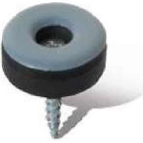 MASIDEF - 8 PEZZI - SCIVOLI PTFE TONDI CON VITE Ø30MM - COLORE GRIGIO