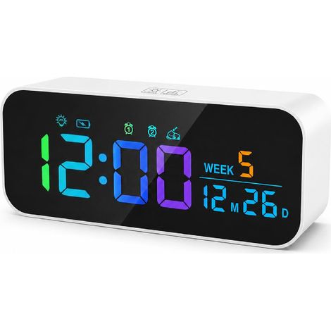 Digitaler Wecker, Digitaluhr mit LED-Anzeige (1/5)