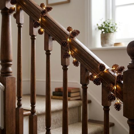 2M Luminous Autumn Pinecone LED Garland (1/2)