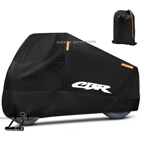 Housse de moto unique, imperméable et résistante aux UV, idéale pour les scooters Honda CBR 125R, 600, 650F/R, 1100XX, 1000F, CBR 954 et 1000RR. Protection UV et pluie. (1/5)
