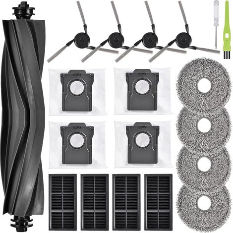 Lot de 19 pièces de rechange pour aspirateur robot Dreame L10s Pro Ultra Heat, X40 Ultra Complete, L40 Ultra, L10s Ultra Gen 2, X30 Ultra, X30 Pro Plus, X30 Pro Ultra, X40 Master, Mova P50 Pro Ultra (1/4)