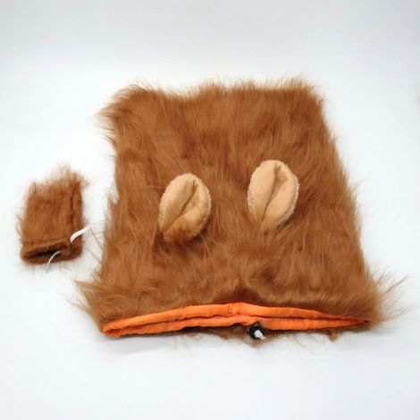 Déguisement lion pour animaux marron L x 3 modèle 39